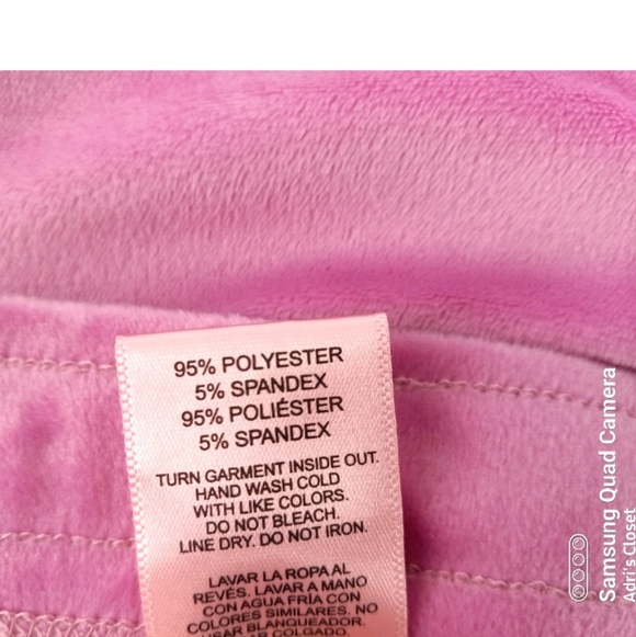 Juicy Couture 2pc Pajama Short & Shirt Lavender Logo Sleepwear Set - Picture 7 of 7